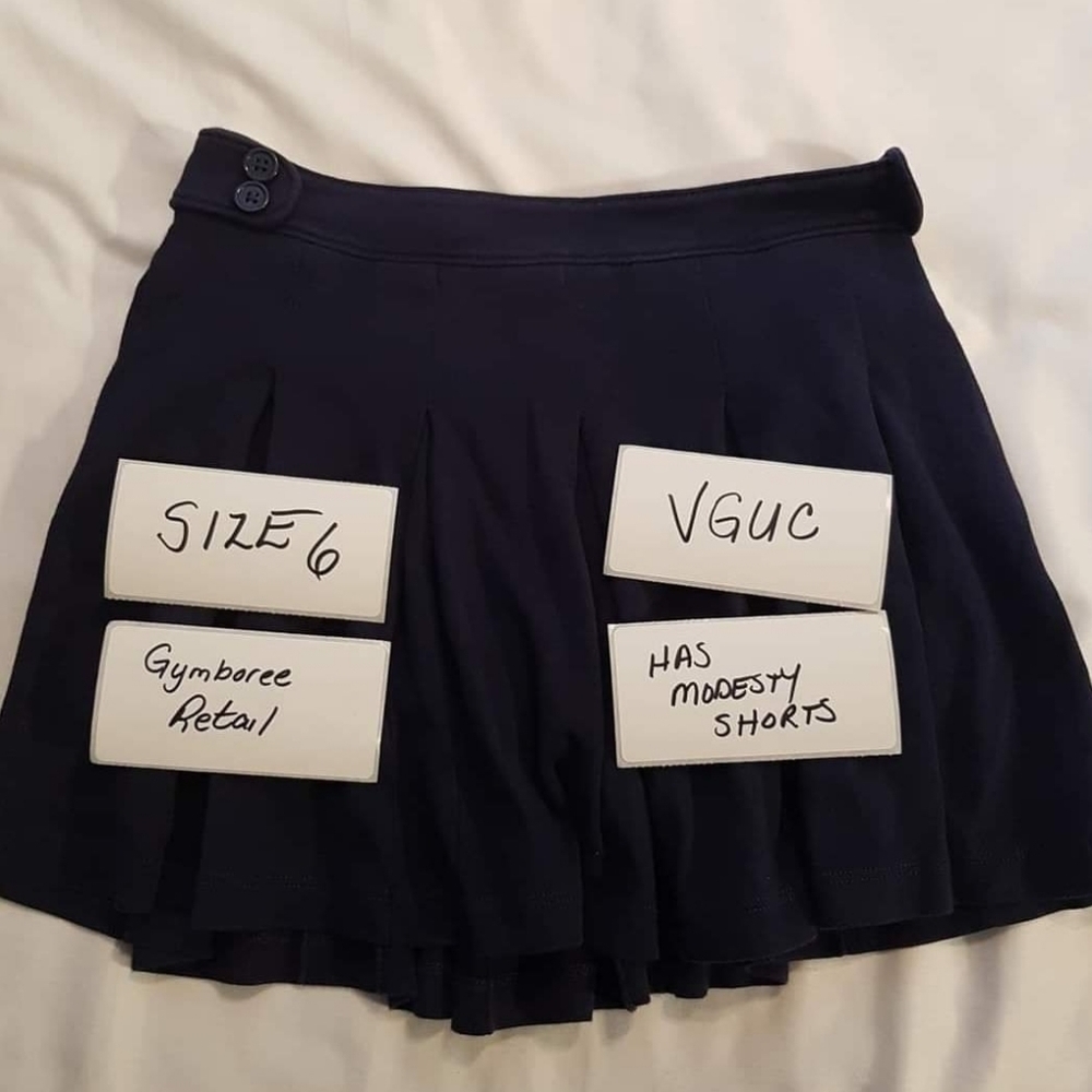 Gymboree girls blue skirt size 6